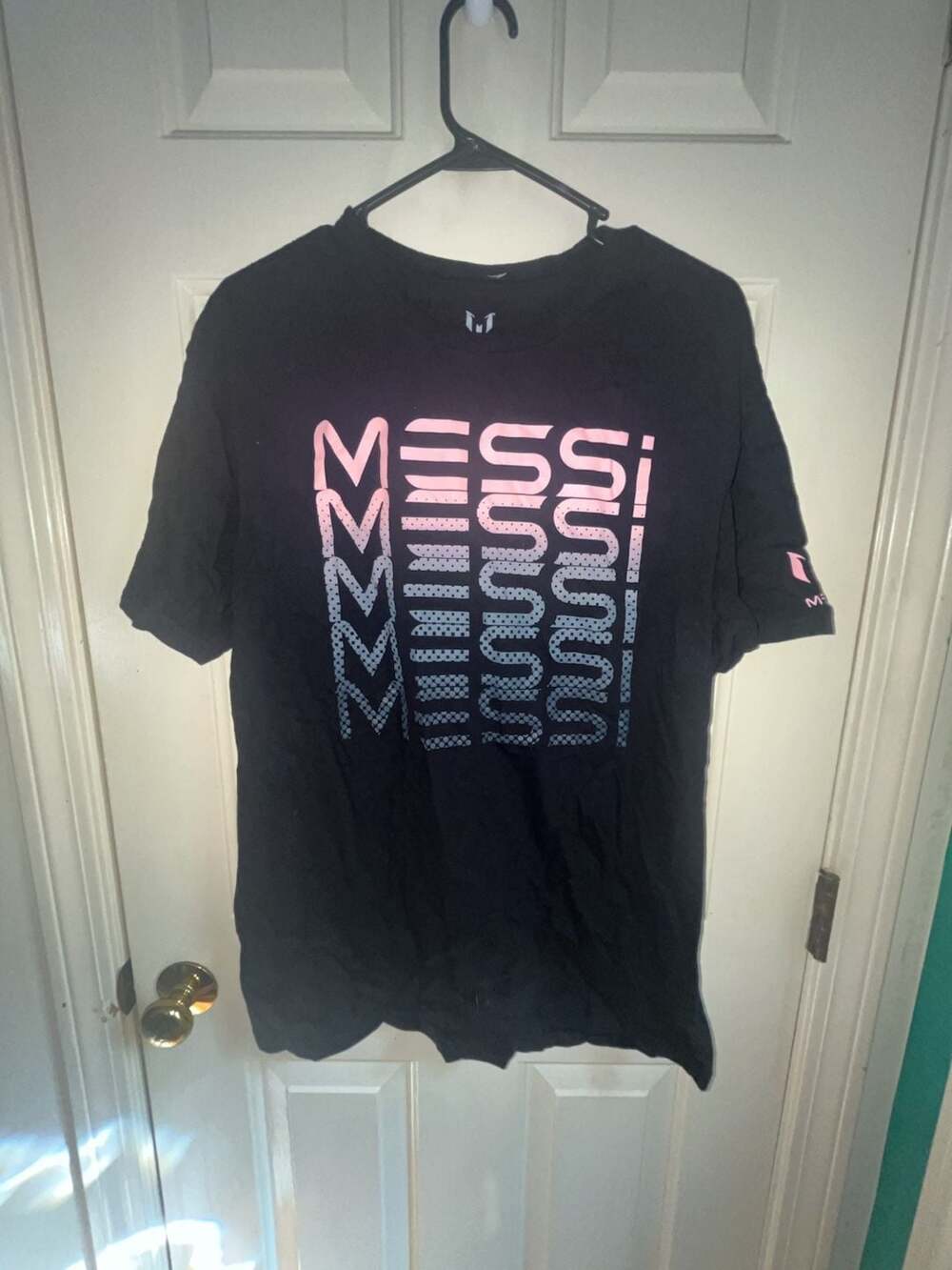Messi Collection Men's Ombre Name Stack Graphic Tee